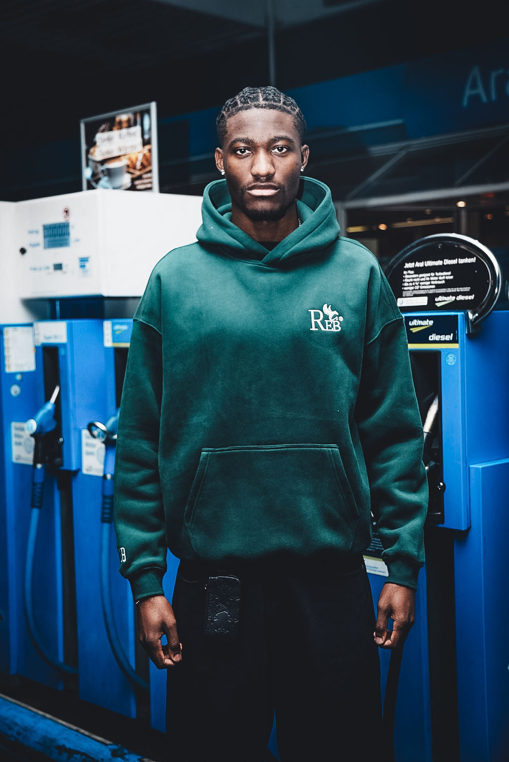 Green Oversize Hoodie