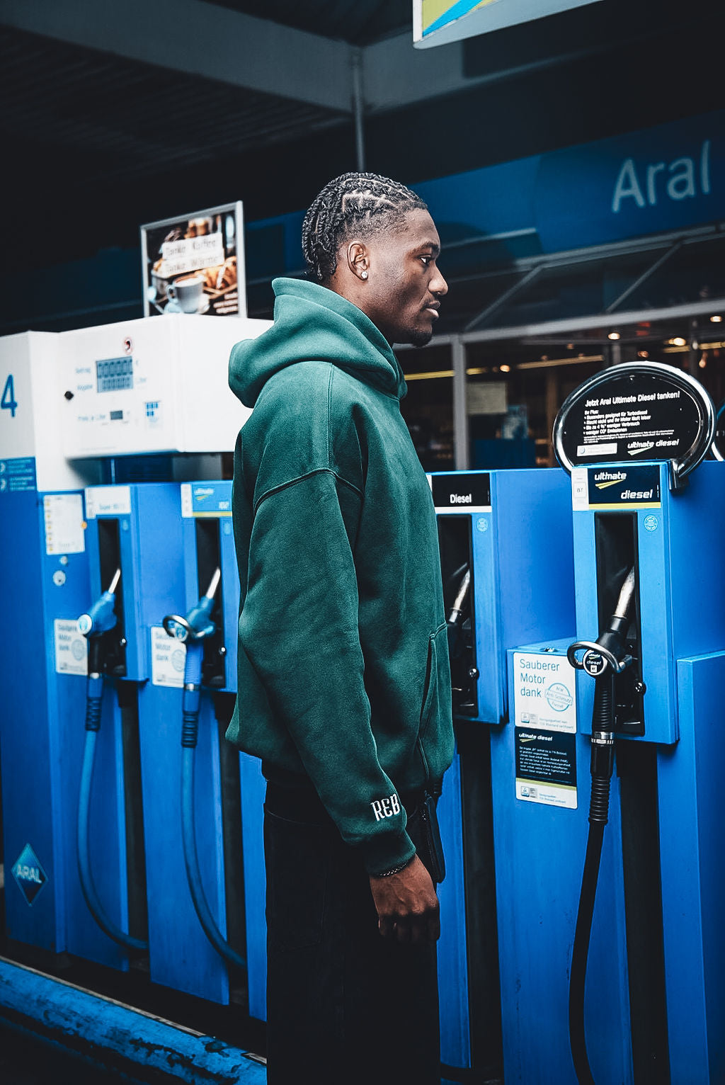 Green Oversize Hoodie