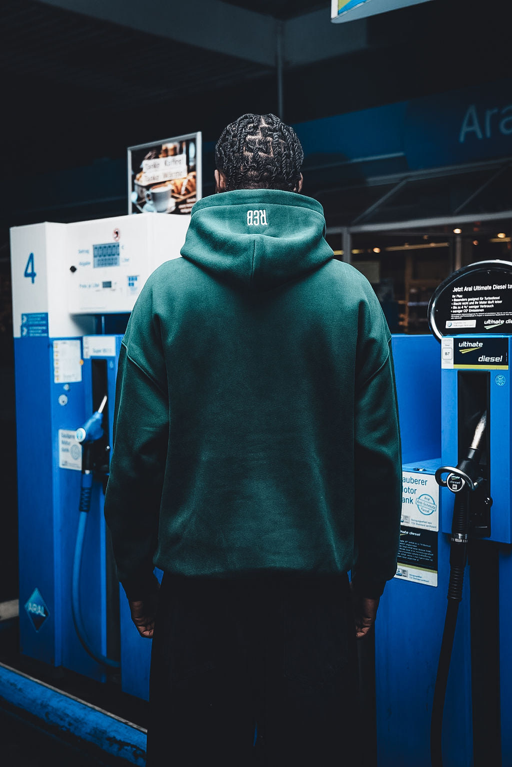 Green Oversize Hoodie