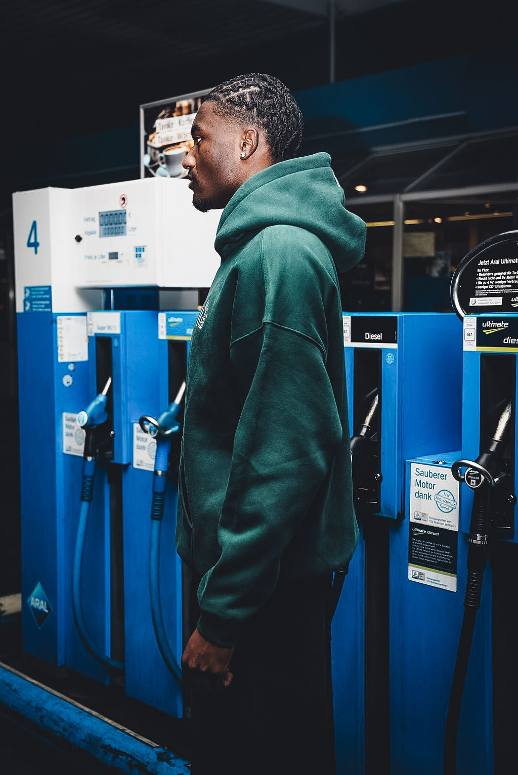 Green Oversize Hoodie